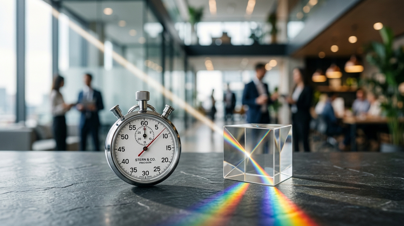 stopwatch and prism symbolizing … 202606021601